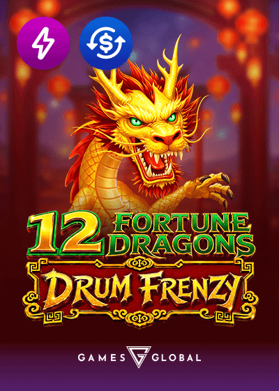 12 Fortune Dragons Drum Frenzy