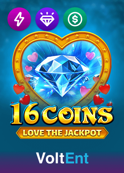 16 Coins x5000 Love the Jackpot