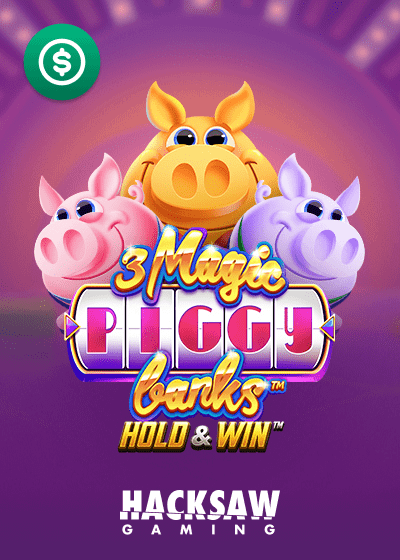 3 Magic Piggy Banks Hold And Win