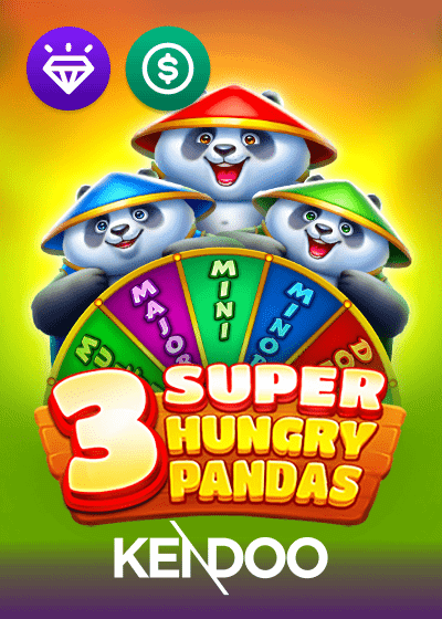 3 Super Hungry Pandas