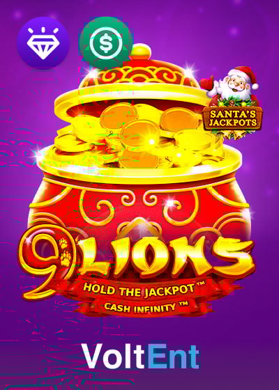 9 Lions Hold the Jackpot Santas Jackpots