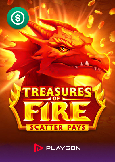 Treasures Of Fire: Scatter Pays